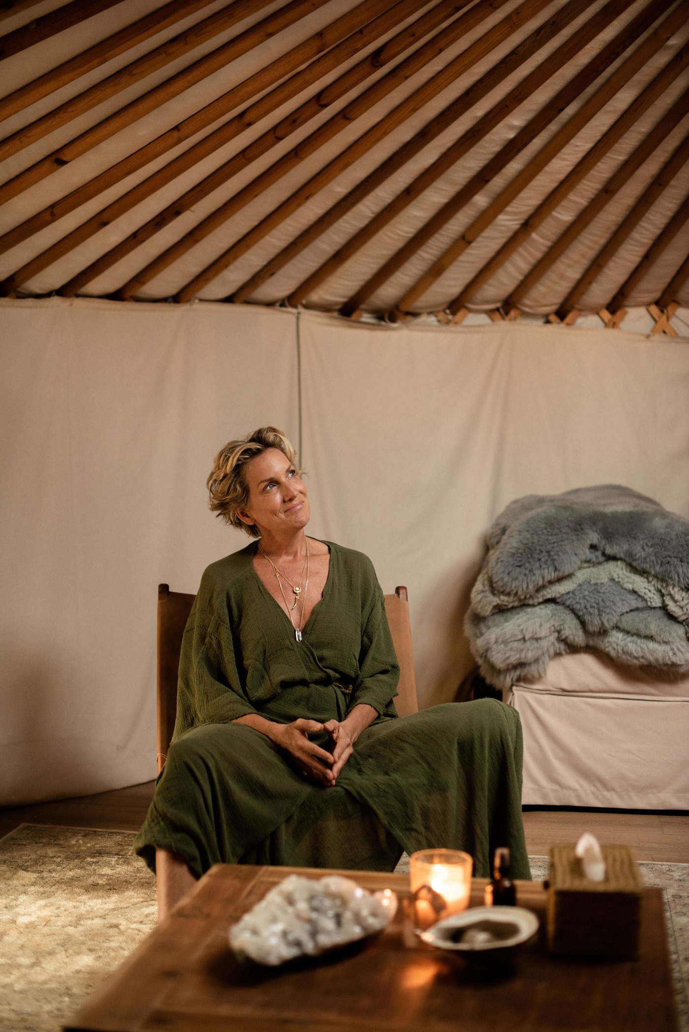 Contemplative sanctuary space for deep transformation