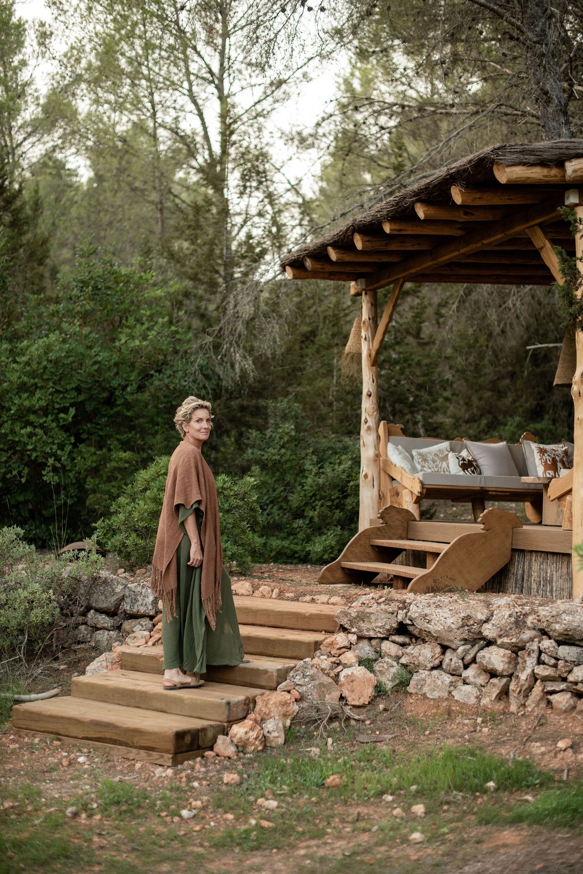 Contemplative nature scene